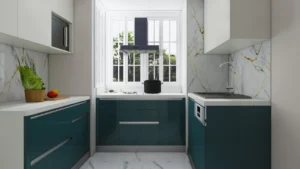 U Shaped Modular Kitchen